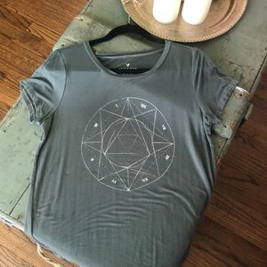 Grey Short Sleeve Vintage Tee